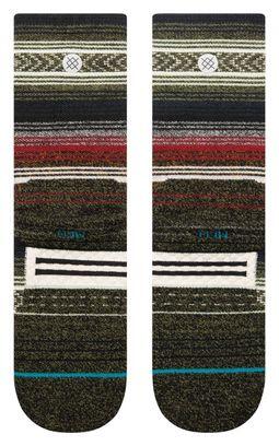 Stance Mid Wool Crew Socke Schwarz/Rot 3/4