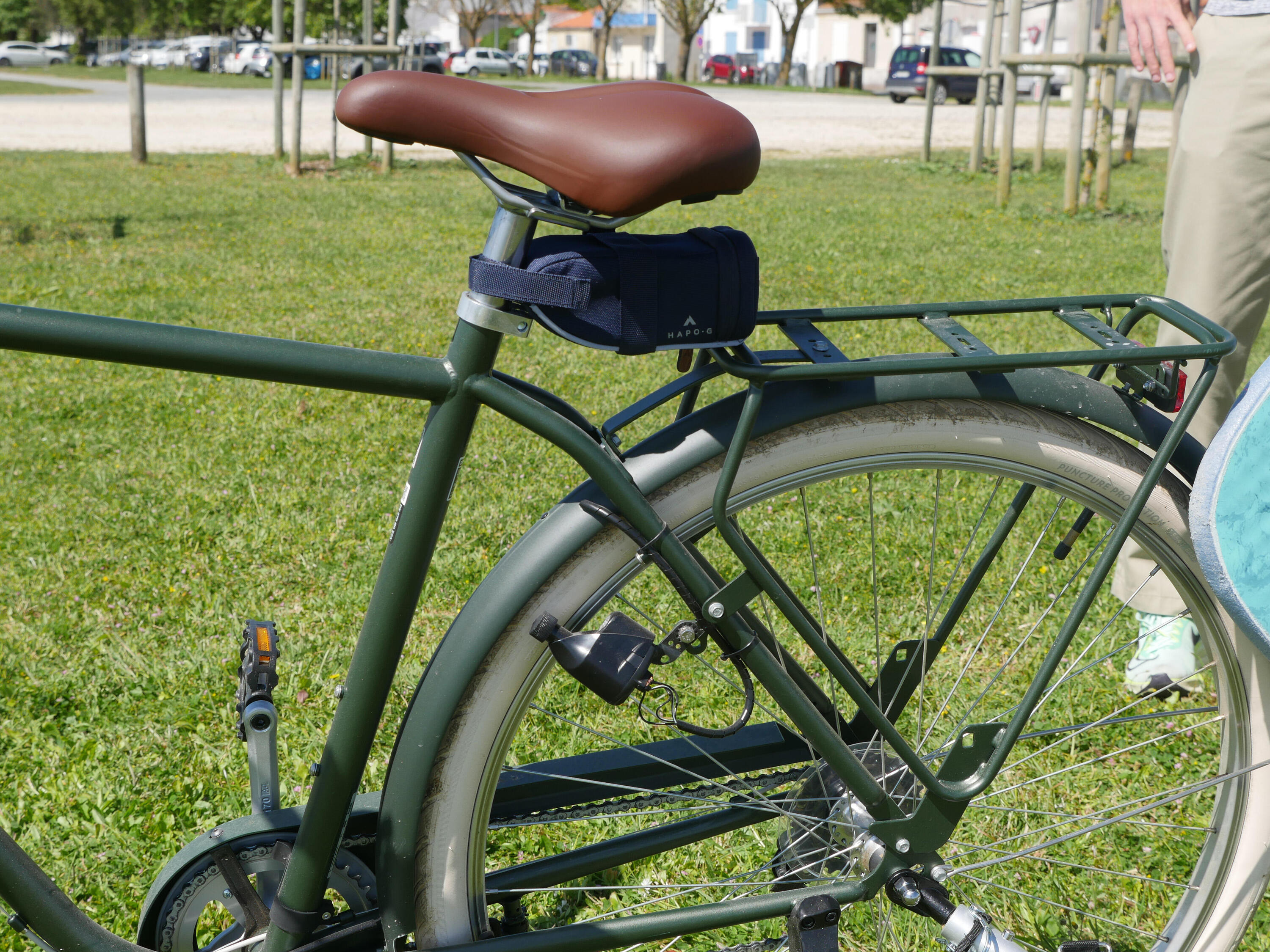 Sacoche de selle vélo 0,7L Bleu 3/7