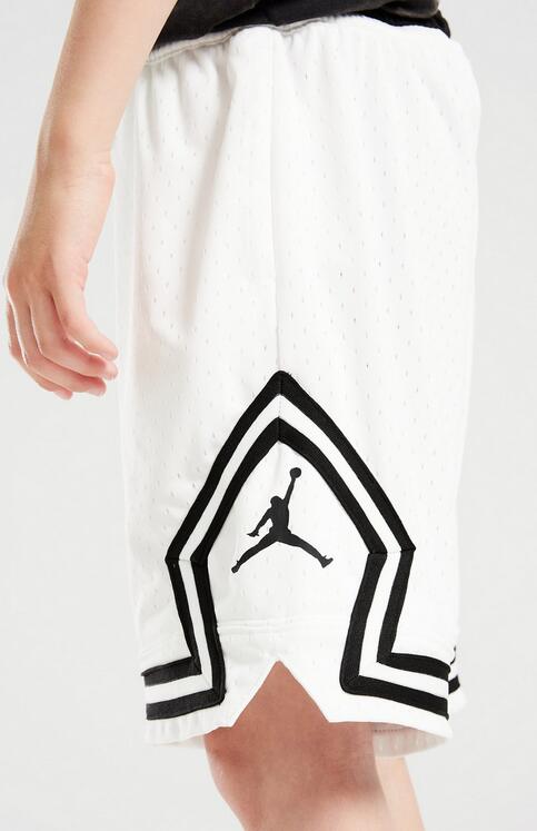 Pantaloncino ragazzo jordan sport diamond - bianco 4/4
