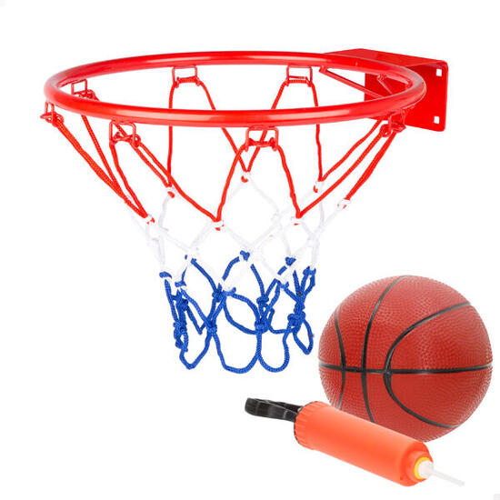 Aktive Panier de basket mural de 32 cm avec ballon et pompe