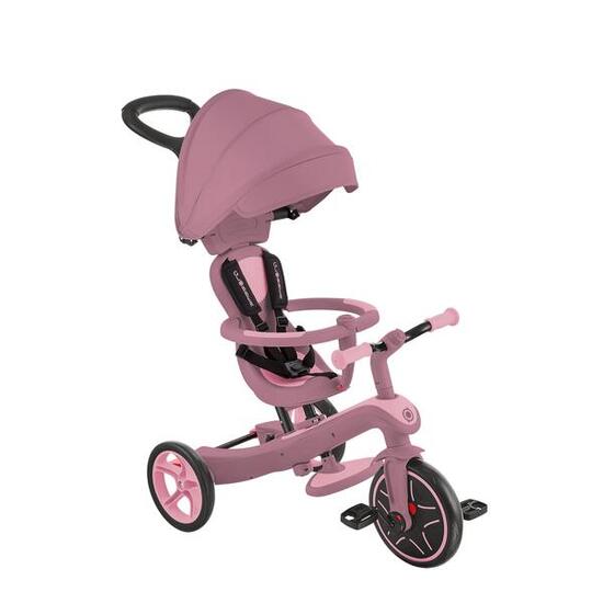 Tricycle évolutif EXPLORER 4 en 1 DELUXE ECO - Rose Berry