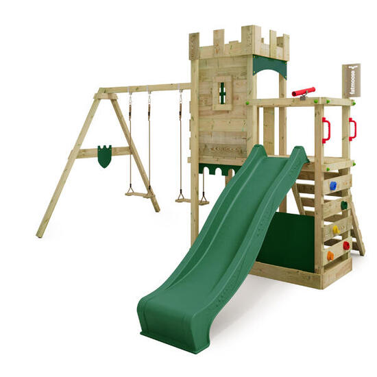 Aire de jeux Bold Baron avec double balançoire