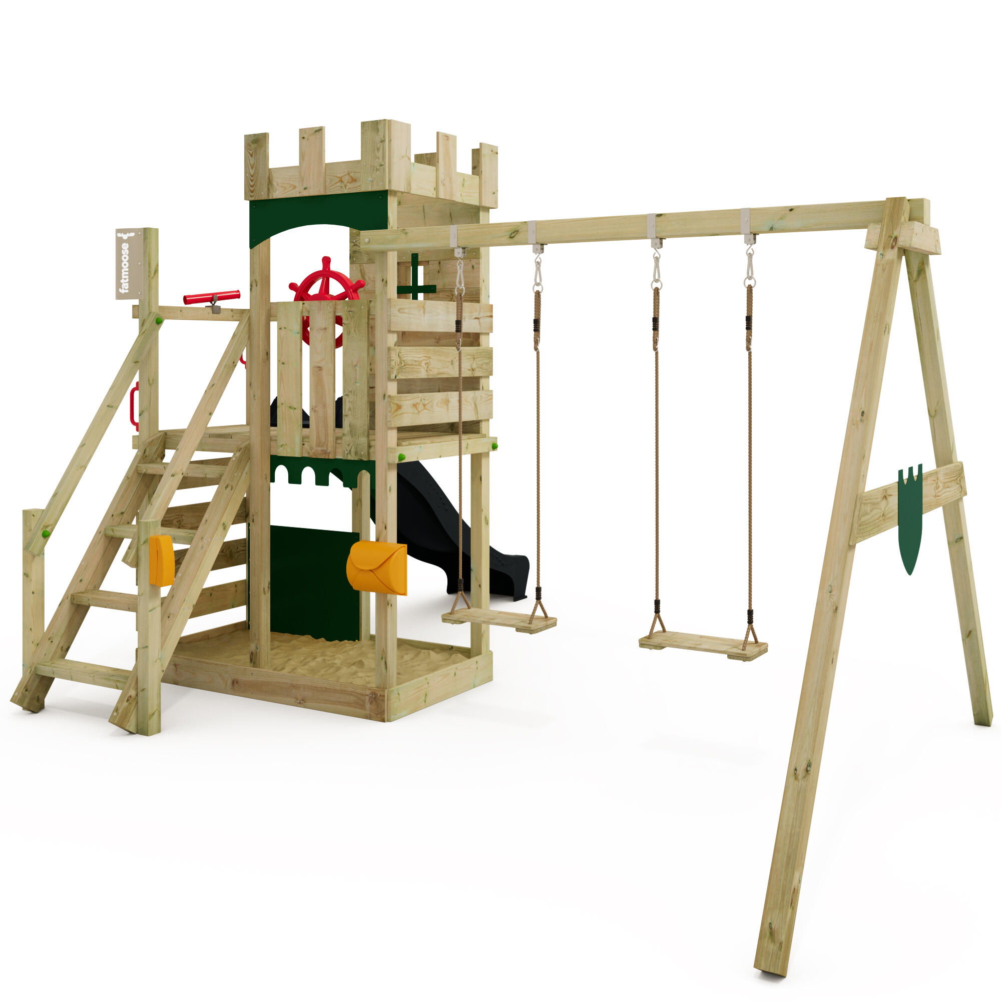 Parque infantil BoldBaron Boost XXL con SuperSwing 2/7