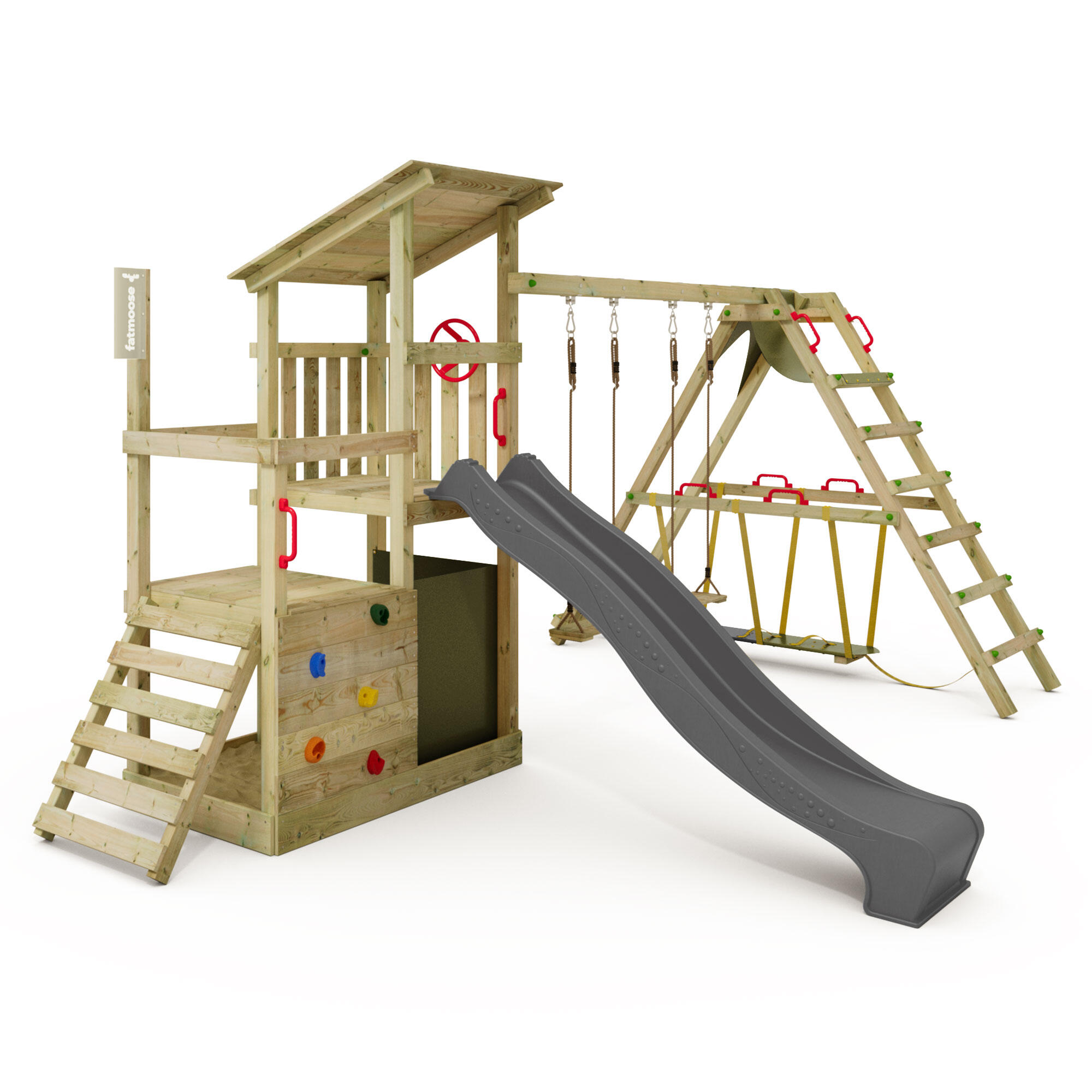 Fatmoose - Aire De Jeux Fruityforest Surf - Aire De Jeu - Gris|marron - No Size - Decathlon