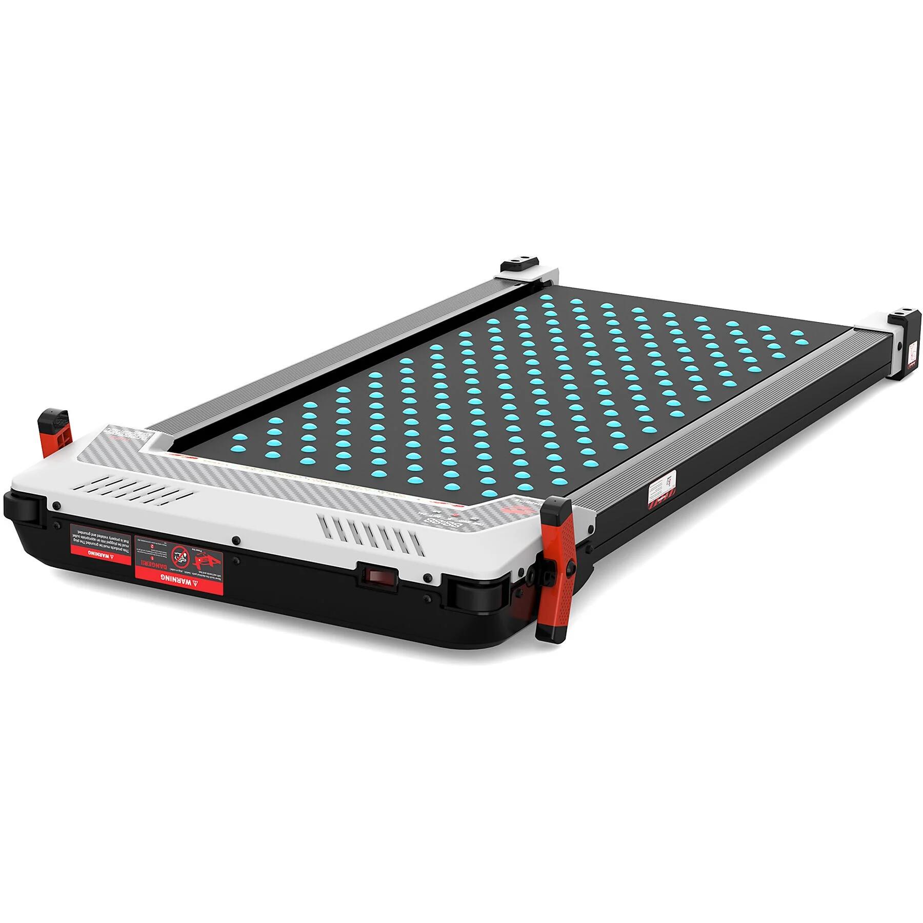 Walking Pad mit Neigung 1-6km/h Zweiseitiges Untertisch-Laufband 3/4
