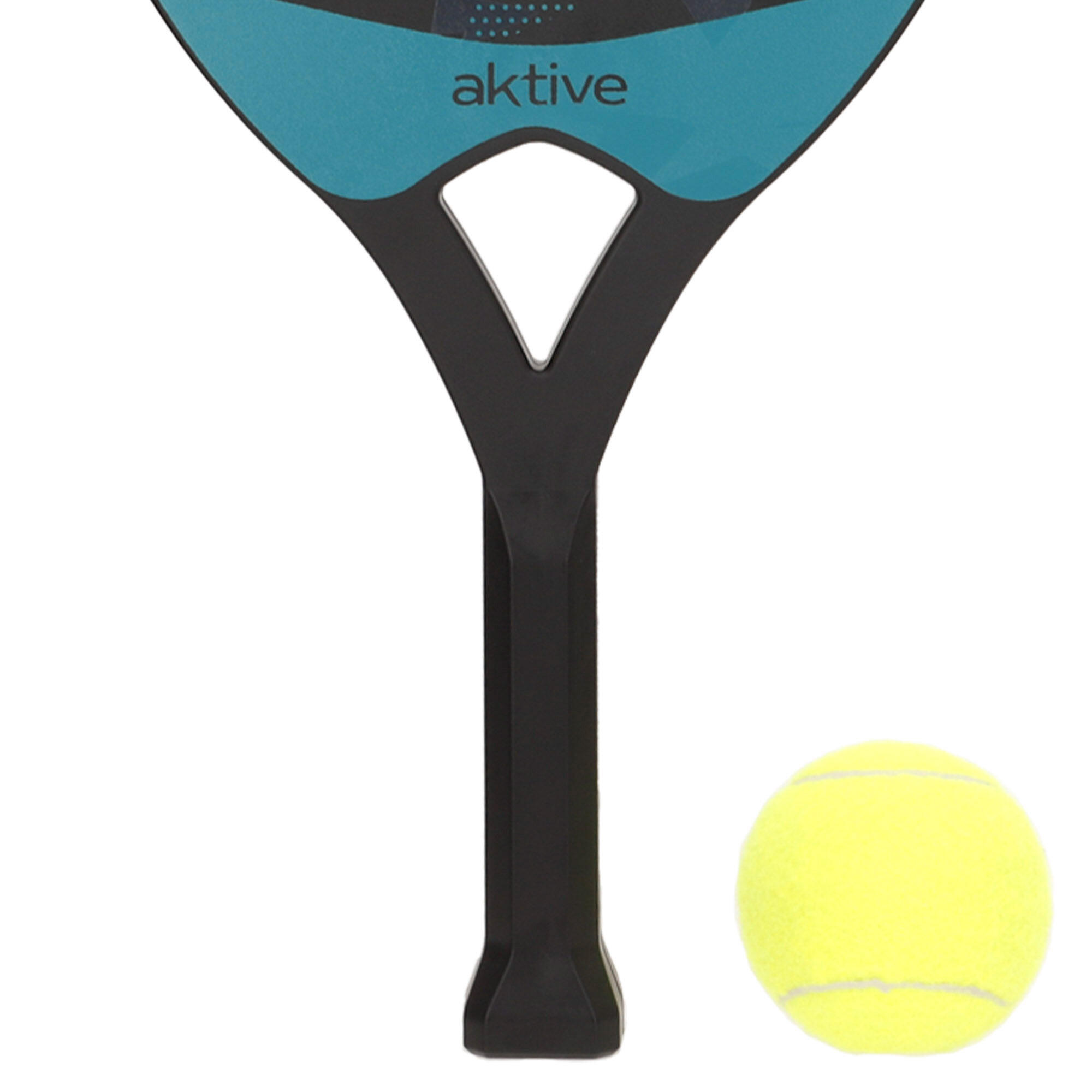 Aktive Conjunto de 2 remos de praia 22x30x47 cm com bola e saco de rede 3/7
