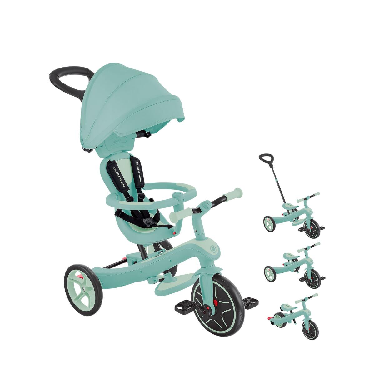 Tricycle évolutif EXPLORER 4 en 1 DELUXE ECO - Vert Pistache 2/7