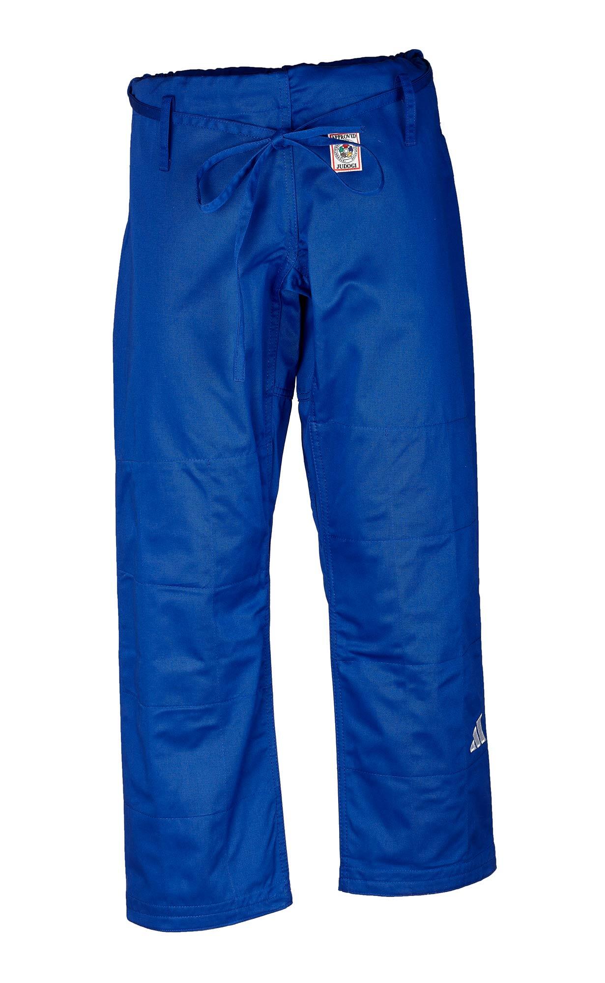 Pantalon de judo & jiu-jitsu  (couleur : bleu - taille : 195 - broderie :) 1/3