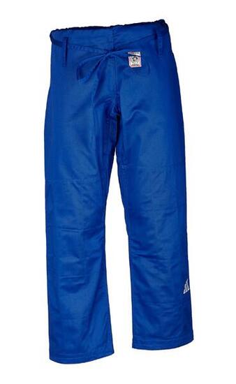 Pantalon de judo & jiu-jitsu (couleur : bleu - taille : 195 - broderie :)