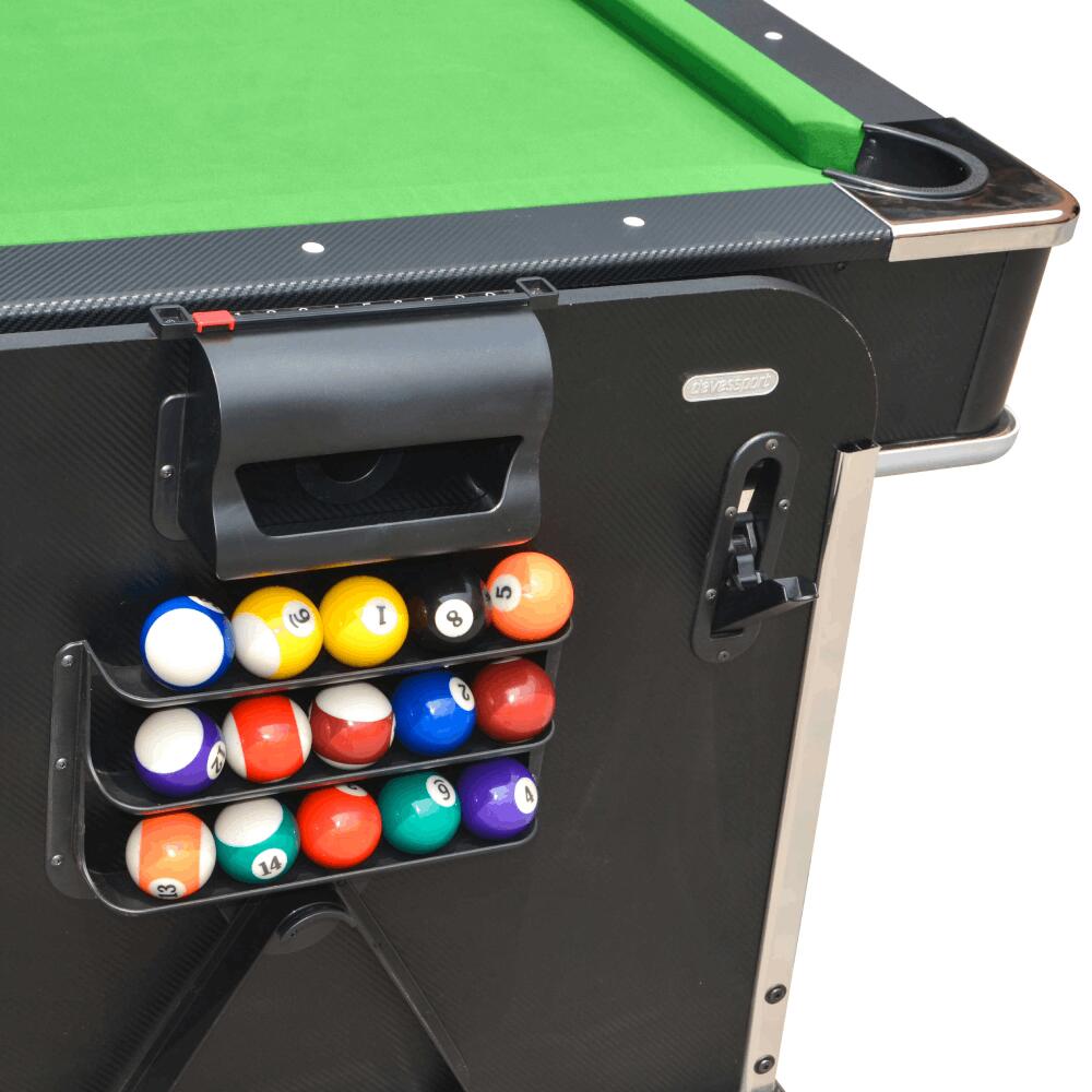 Devessport Multijuego giratorio 4 en 1 Olimpus Verde (Billar, Hockey,Ping-Pong) 3/6