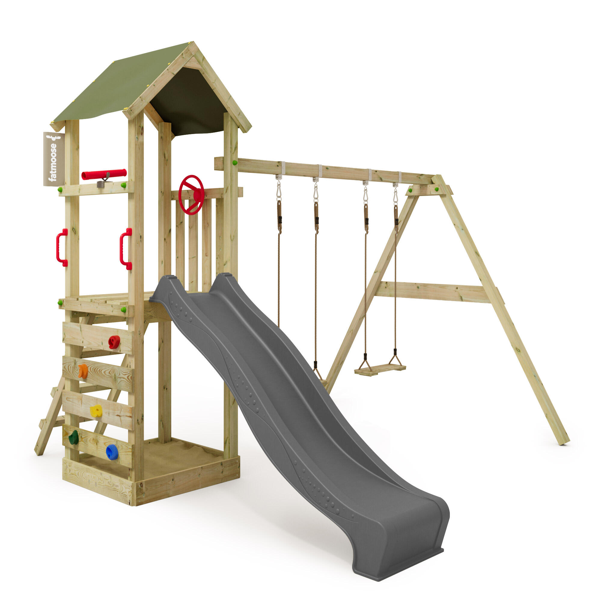 Fatmoose - Aire De Jeux Kiwikey - Aire De Jeu - Gris|marron - No Size - Decathlon