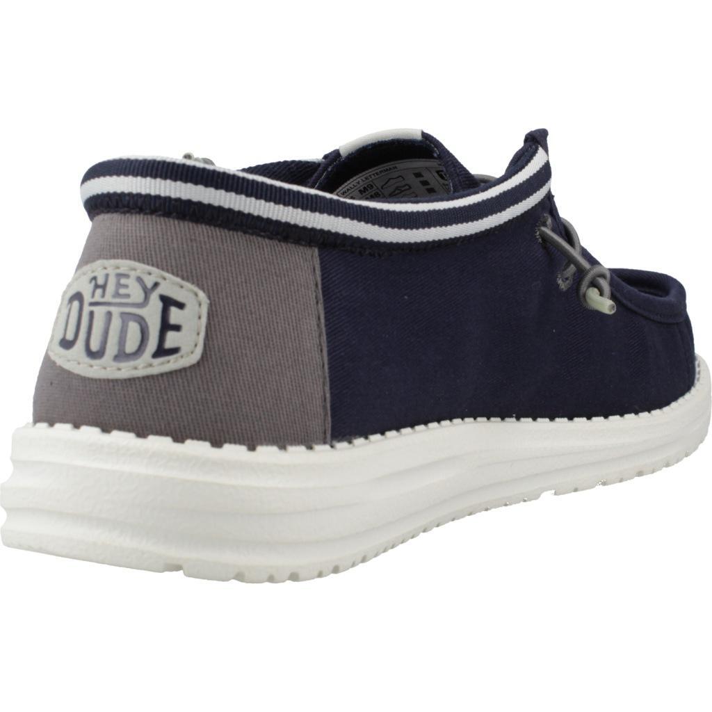 Sneakers Hey Dude Model Wally Letterman Kleur Blauw 3/5