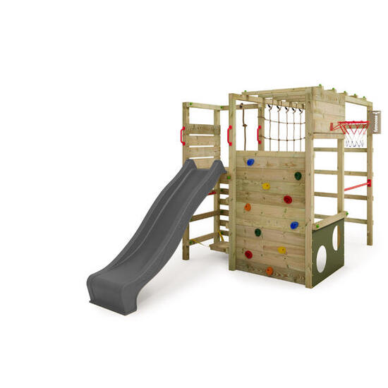 Aire de Jeux ActionArena avec toboggan anthracite