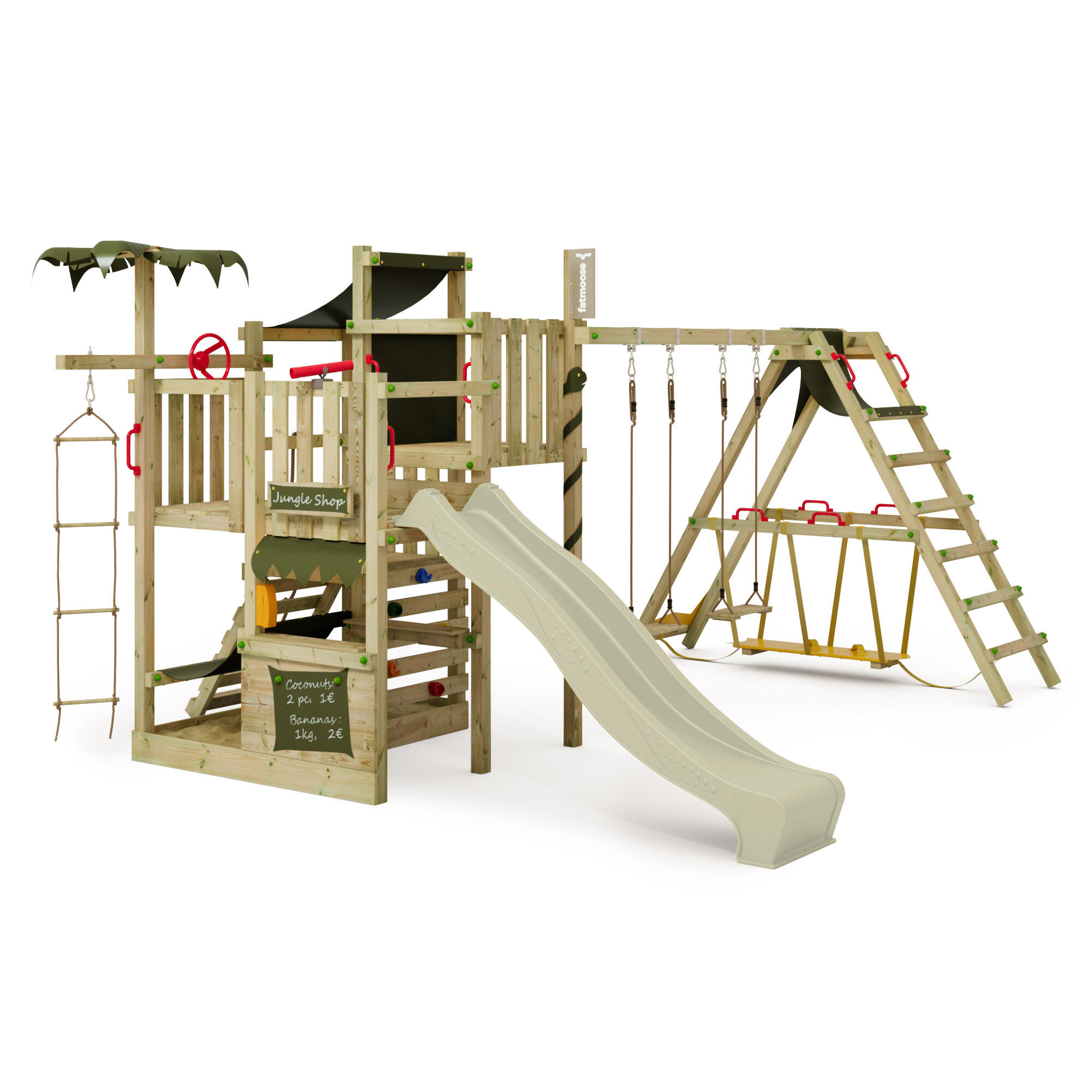 Fatmoose - Aire De Jeux Crazycoconut Avec Surfswing - Aire De Jeu - Vert - No Size - Decathlon