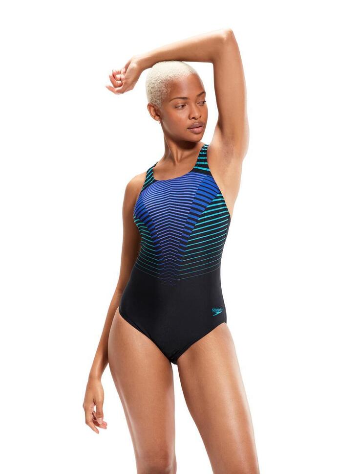Strój pływacki jednoczęściowy damski Speedo Digital Placement Medalist