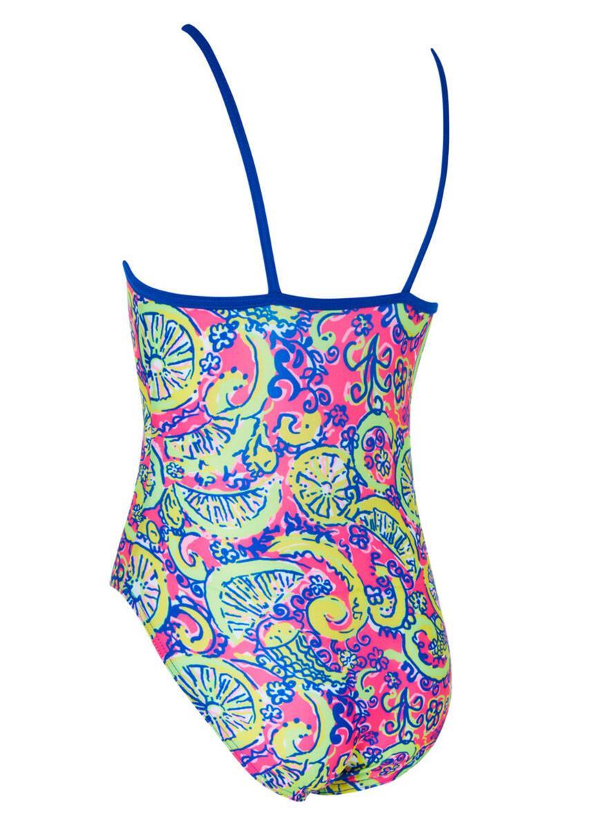 Costume da bagno classico Zoggs Girls Citrus - Taglia 32 4/6