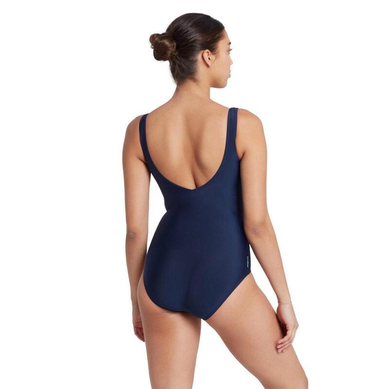 Maillot de bain croisé dos en V Zoggs Lotus - Taille 32