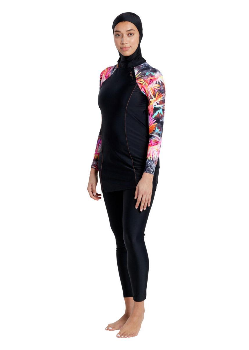 Zoggs Savannah Modesty Suit Side Print Swimsuit 5/6