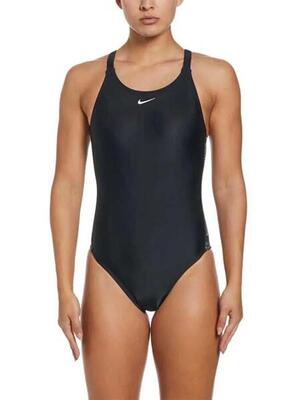 Nike Logo Tape Fastback einteiliger Damen-Badeanzug