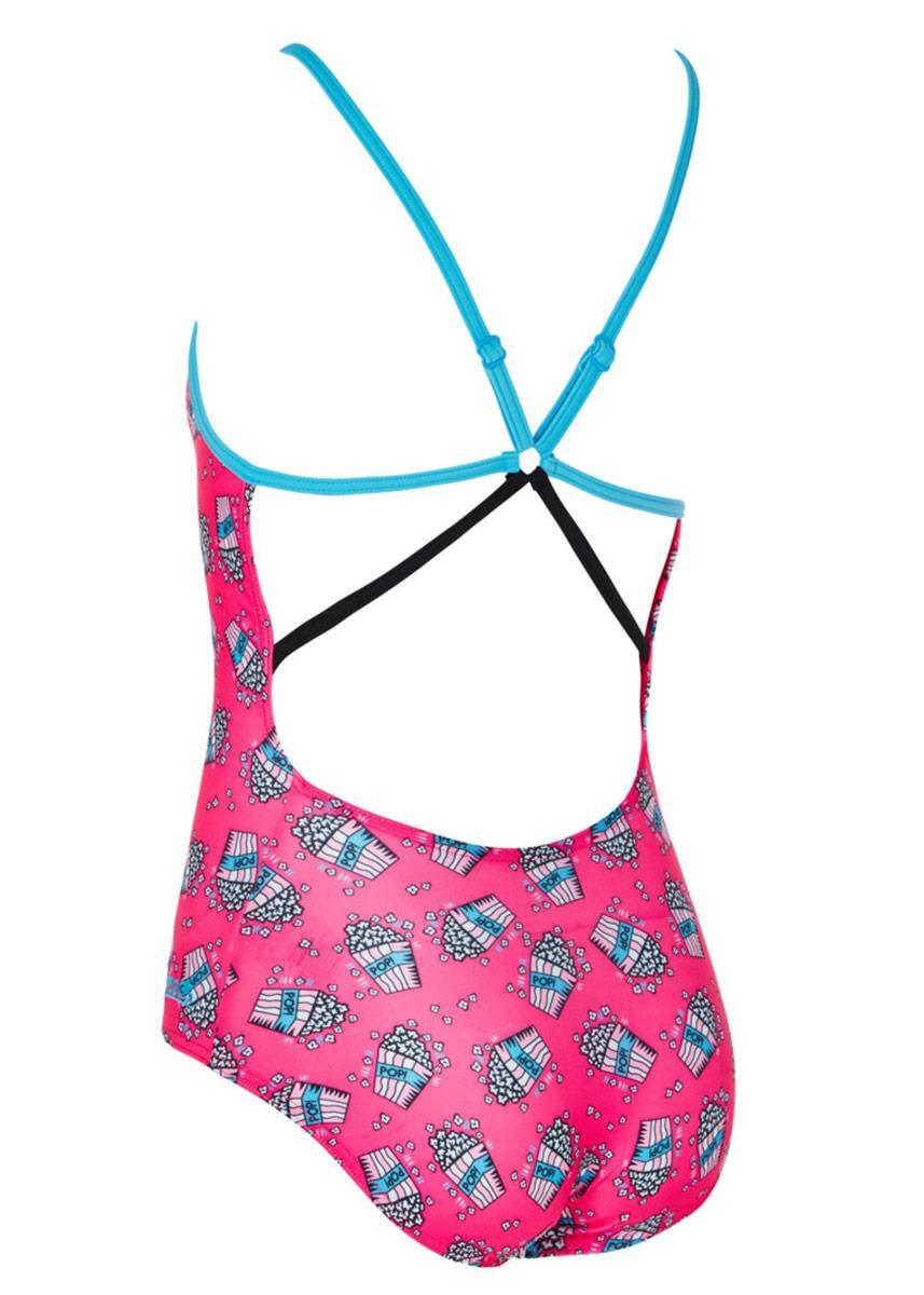 Maillot de bain Zoggs pour filles, motif Pop Corn Starback - Taille 32 4/6