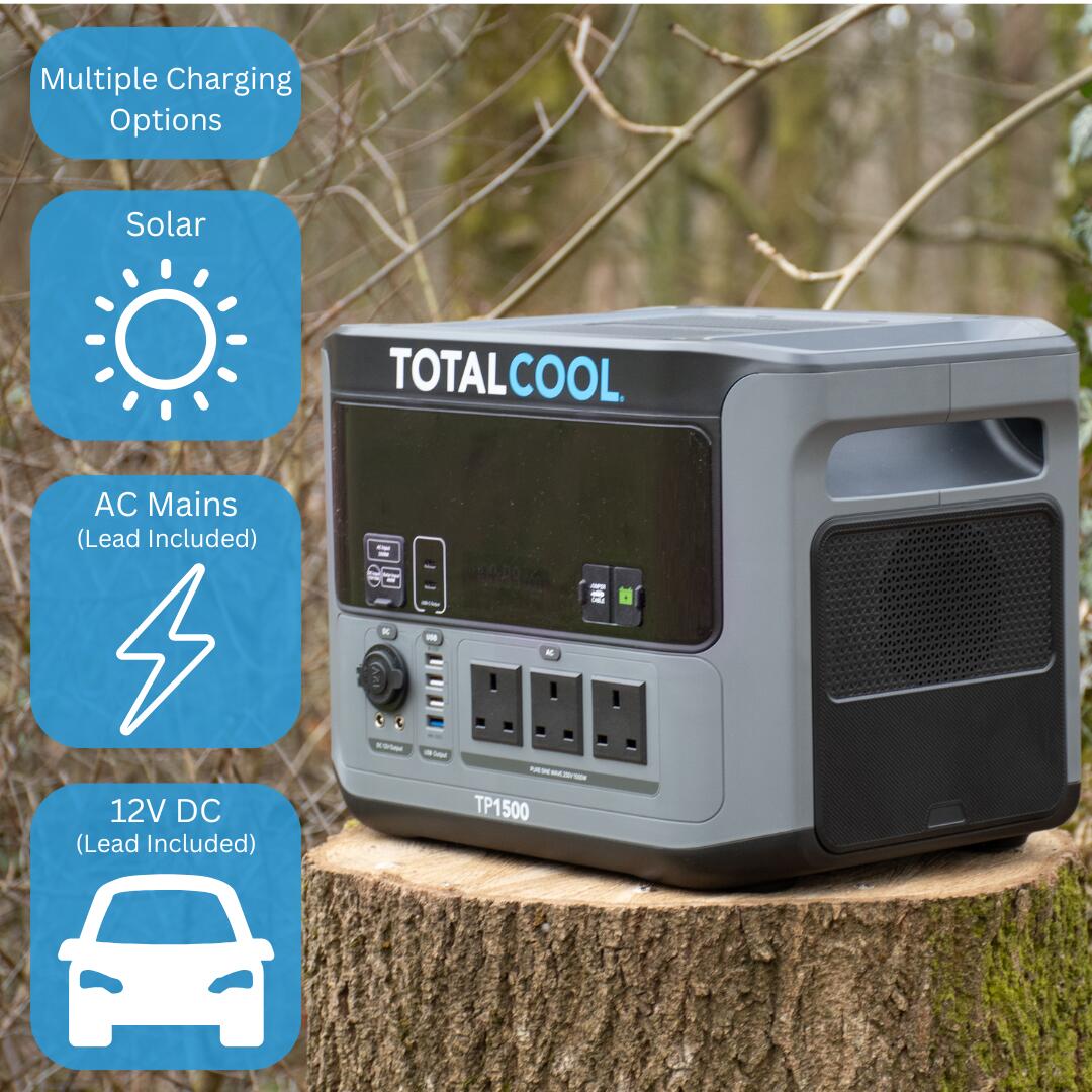 Totalpower 1500 Powerstation – Grijs 5/7