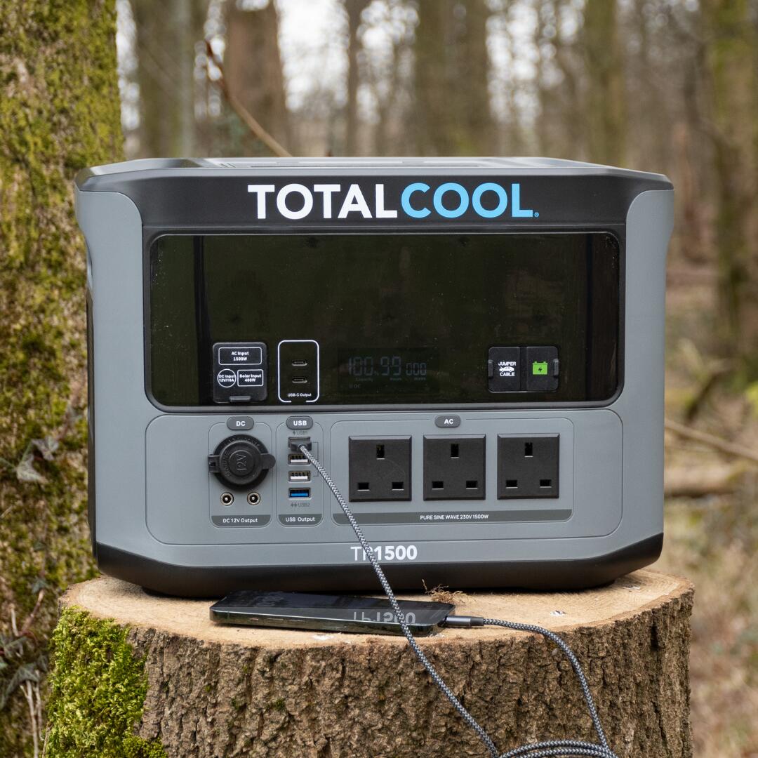 Totalpower 1500 Powerstation – Grijs 7/7