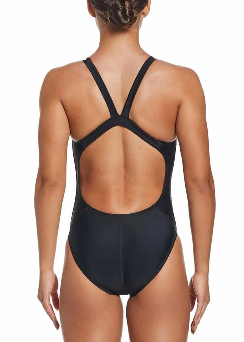 Maillot de Bain Femme 1 pièce Nike Swim Fastback Noir 4/5