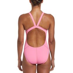 Maillot de bain une pièce Nike Hydrastrong Solid Fastback - Rose - Taille 38