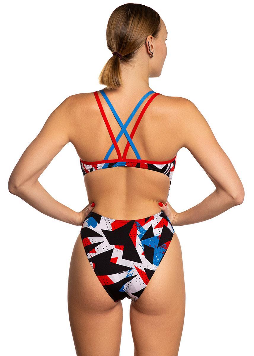 Maillot Mad Wave PBT H3 Crossback imprimé Taille M 3/5