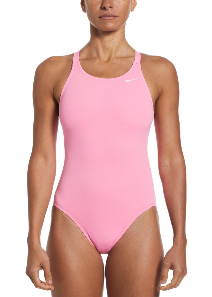 Maillot de bain une-pièce Nike Hydrastrong Fastback - Rose - Taille 36 2/6