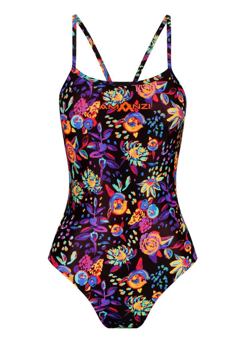 Costume da bagno AMANZI Bloomfields Pro Back - UK Taglia 24 4/6