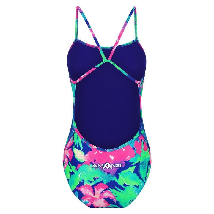 MAILLOT DE BAIN 2 PIÈCES LE FOGLIE - Vert Bleu, Taille 6, Bonnet C, Sans Armatures
