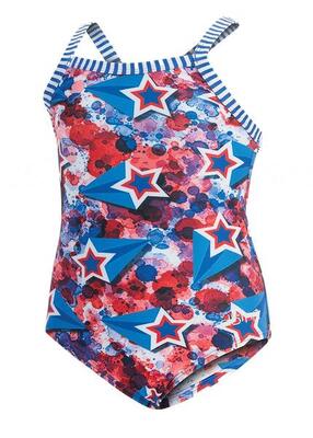 Dolfin meisjesbadpak met liberty-print