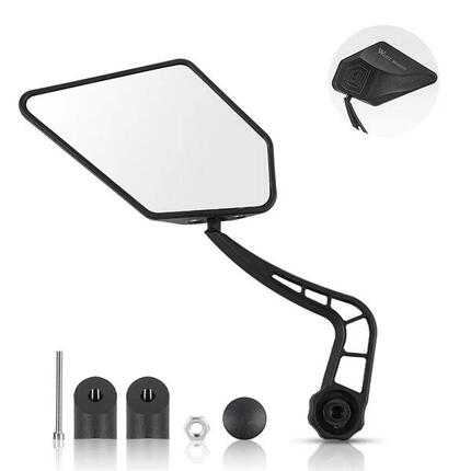 360 Graden Draaibare HD Stuurspiegel voor Fiets – Links