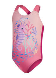 Maillot de bain Speedo à imprimé numérique pour fille - Rose - Taille 9-12 mois
