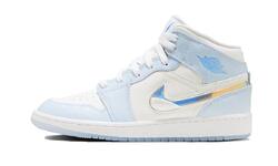 Air Jordan 1 Mid Glitter Swoosh