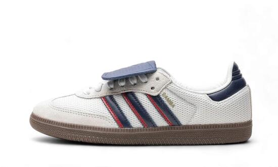 Adidas Samba LT Crystal White Dark Blue Gum