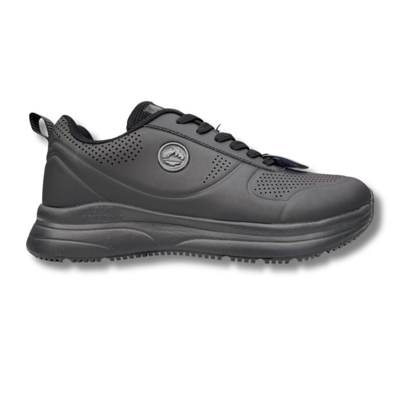 J'HAYBER Zapatillas Running Hombre J'Hayber Champer Black Negro Piel Antideslizantes