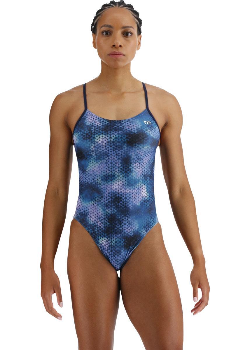 Maillot de bain TYR Starhex CutoutFit - Bleu Glacier - Taille 38 1/6