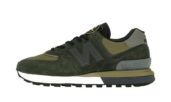 New Balance 574 Legacy Stone Island Dark Green
