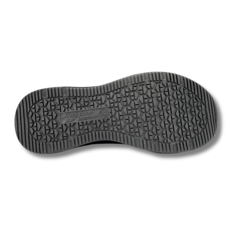 Zapatillas Running Hombre J'Hayber Champer Black Negro Piel Antideslizantes 5/5