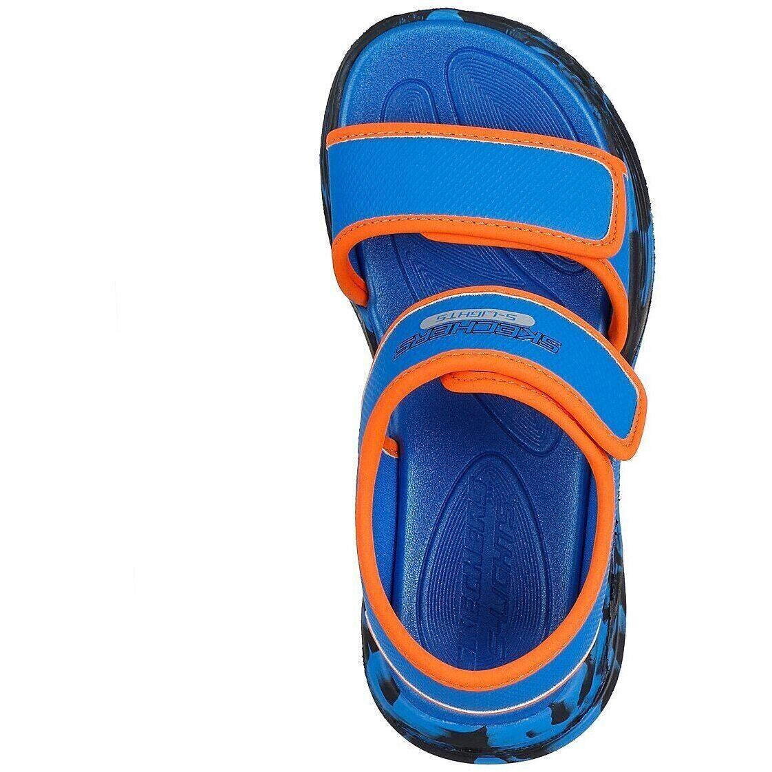 Sandales Skechers S Lights-sola Glow S, Bleu, Enfants 2/5