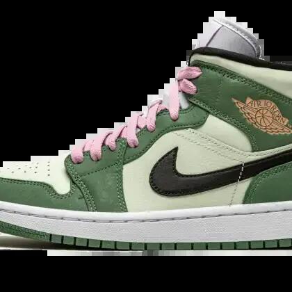 Basketball shoes - Air Jordan 1 Mid - Dutch Green/Black