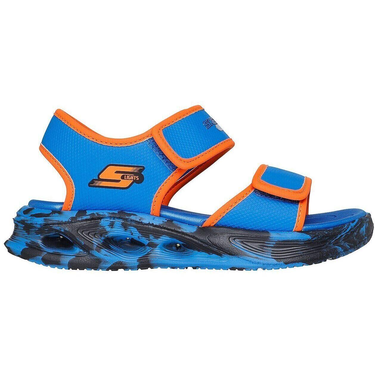 Sandales Skechers S Lights-sola Glow S, Bleu, Enfants 3/5