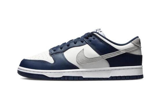 Scarpe Dunk Low Summit White Midnight Navy