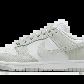 Unisex - Lifestyle - Shoes - Low corduroy sneakers - Dunk Low - White/Grey