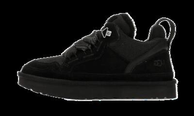 Schoenen - outdoor - unisex - lowmel - waterdicht, wollenvulling, veters - zwart
