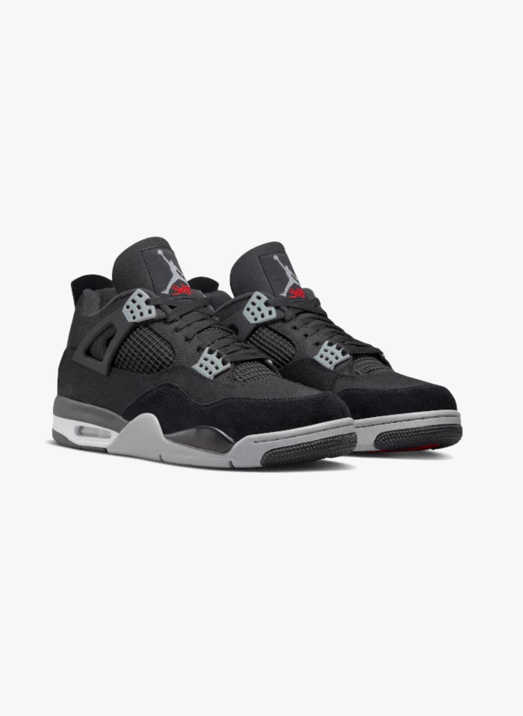Air Jordan 4 Black Canvas 4/5