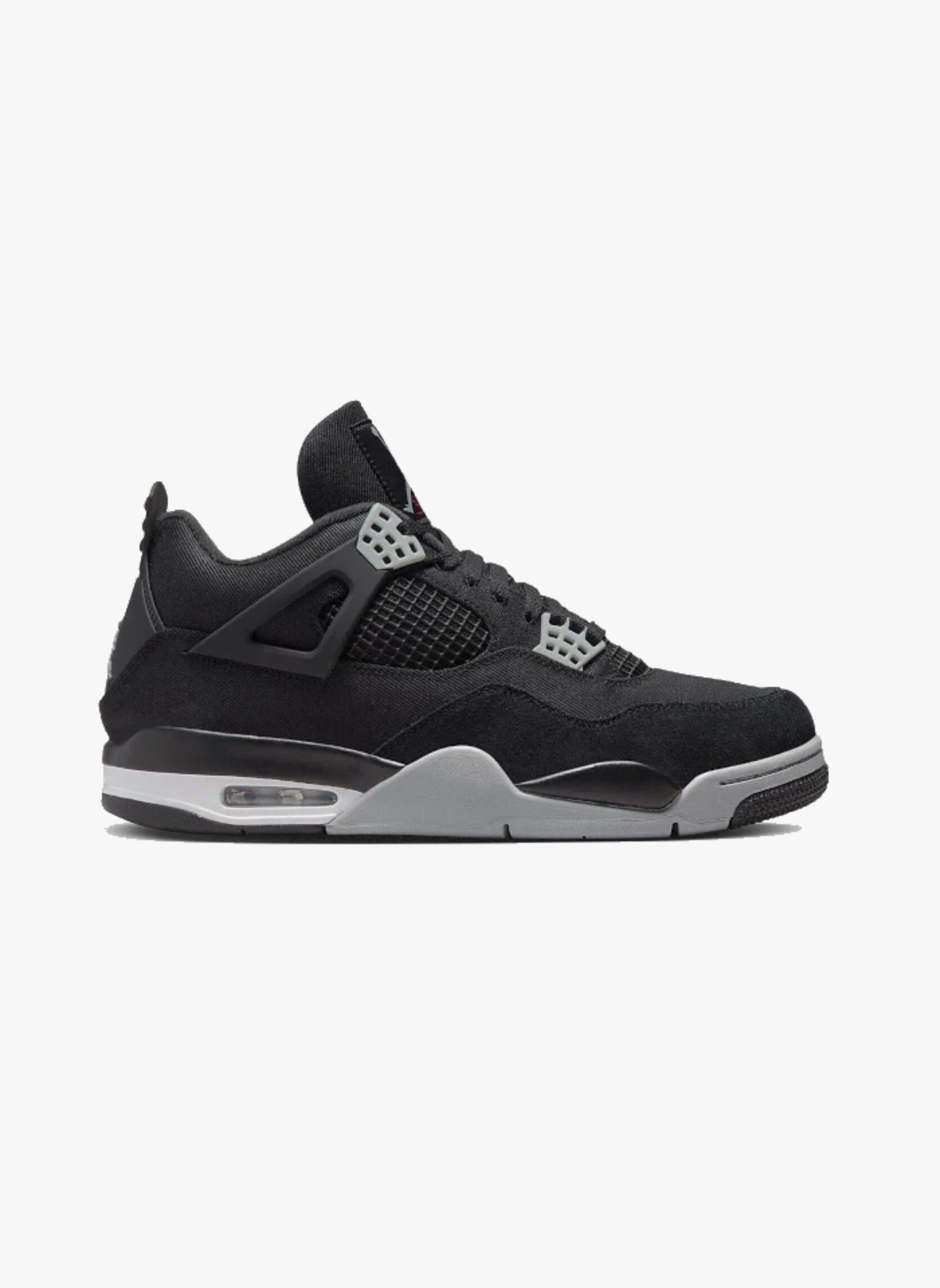 Air Jordan 4 Black Canvas 3/5