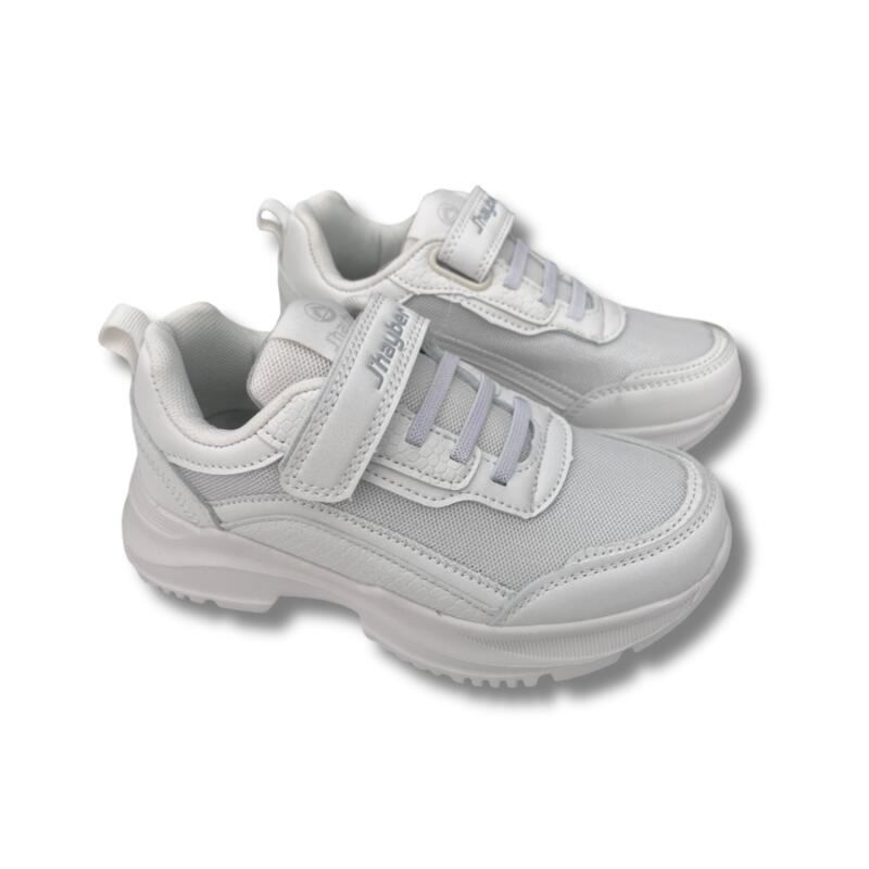 Zapatillas Running Niños J'Hayber Chiste Blanco Resistentes-ZN582056-100 3/6